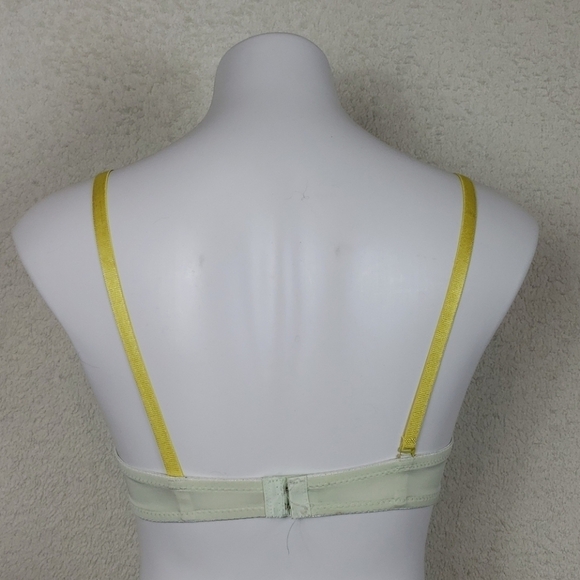 NWT yellow & green lace bra size 34B - Picture 5 of 8